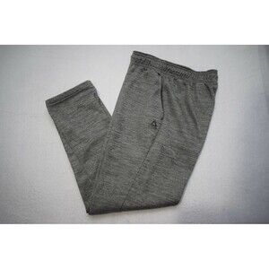 Reebok Crossfit Fleece Sweatpants Gray Performance With Pockets Mens Size Large